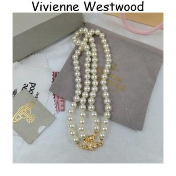 Vivienne Westwood Mini Bas Relief Choker in Silver - Picture 5 of 5